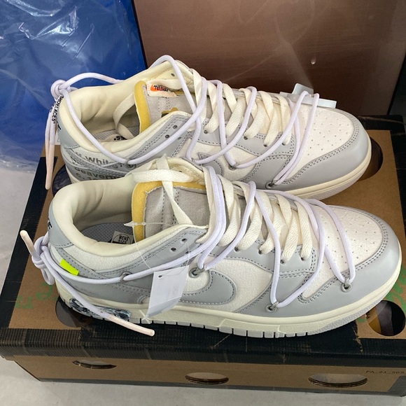 Nike Dunk Low x Off-White Grey Sneakers